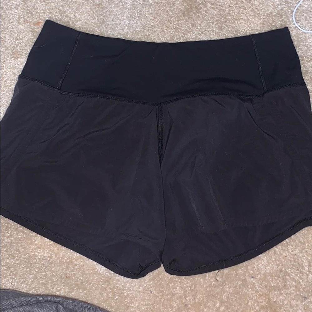 Lululemon black shorts size 2